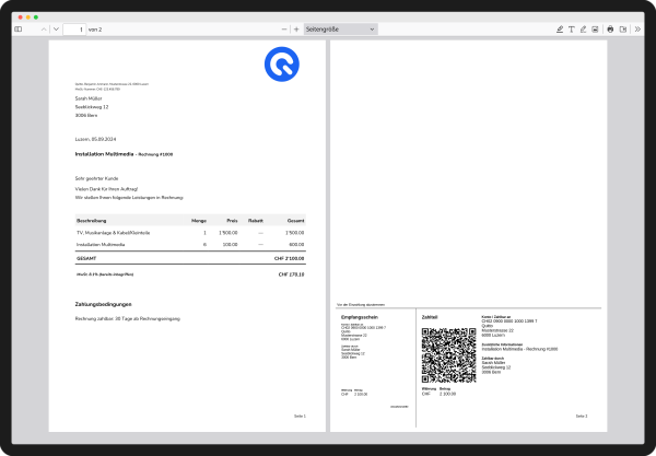 Quitto applikation rechnungen 02